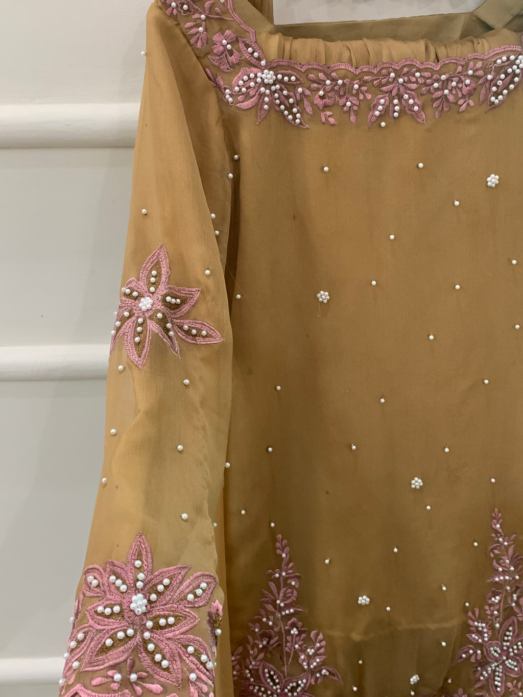 CHAI - Chiffon Hand Embroidered Sharara