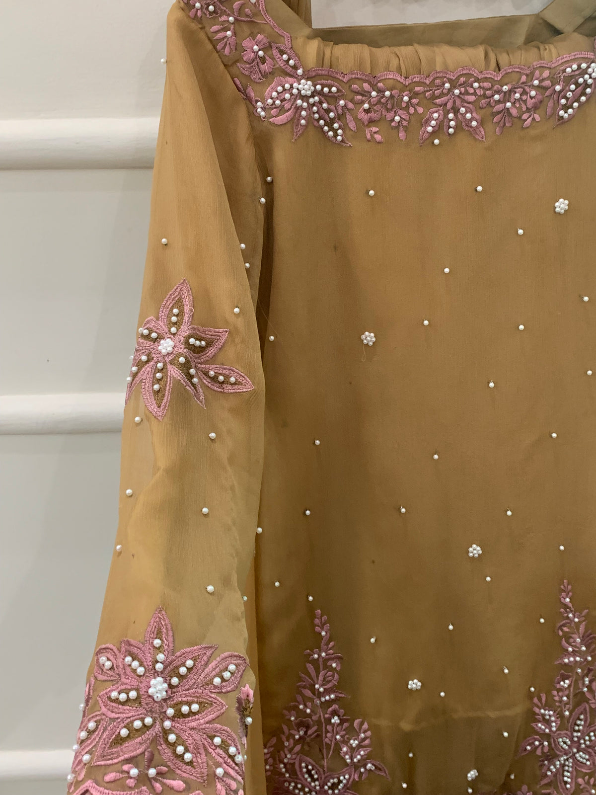 CHAI - Chiffon Hand Embroidered Sharara