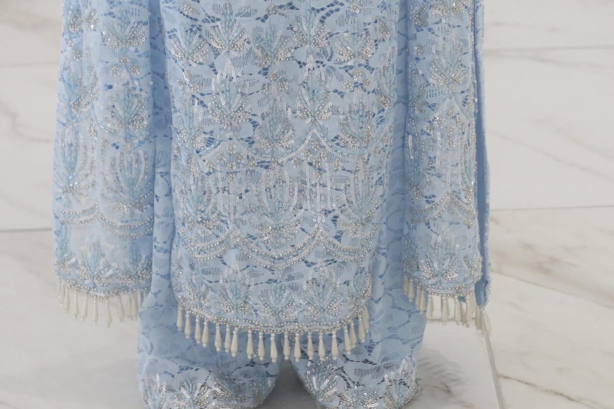 SKY BLUE - Chentilly Net Suit