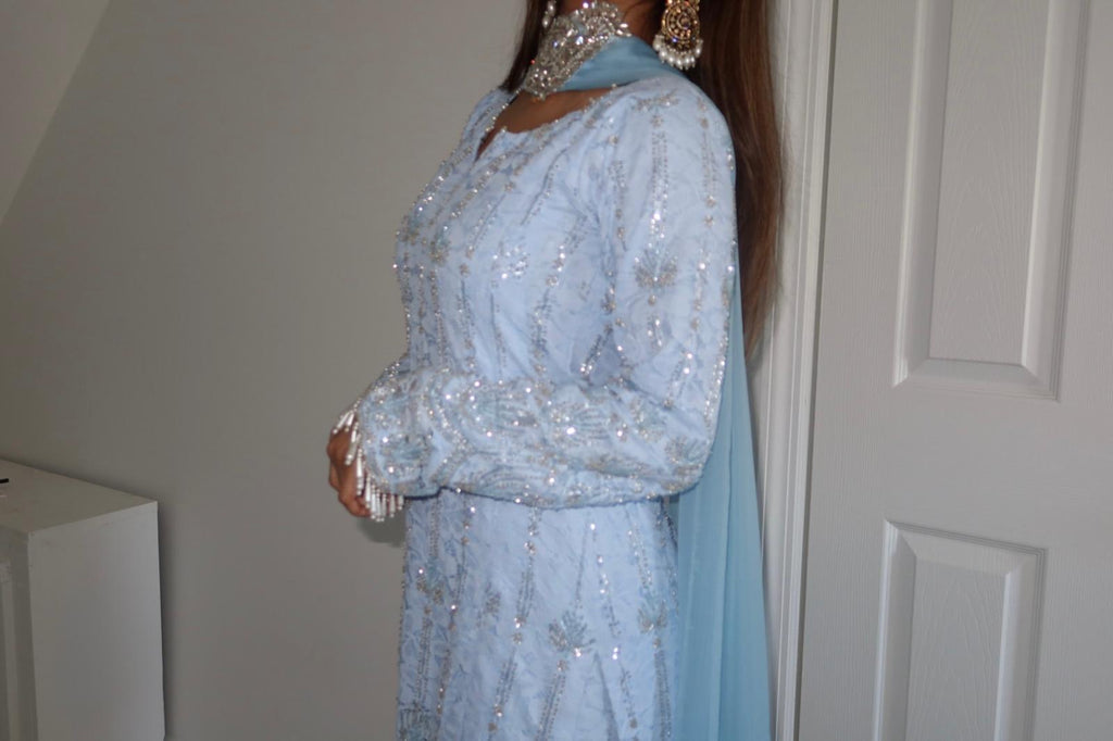 SKY BLUE - Chentilly Net Suit