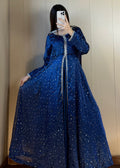 AZURE - Royal Blue Gown with Stones