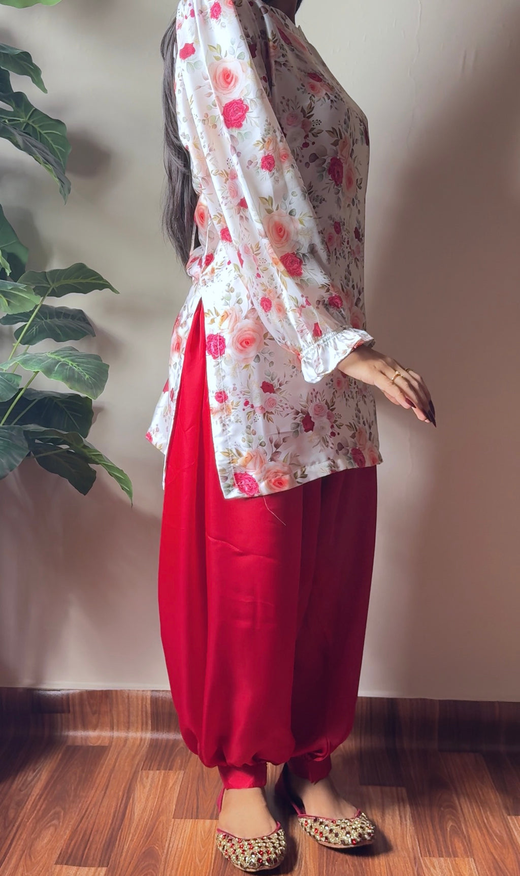 AYLA - Soft Silk Floral Suits