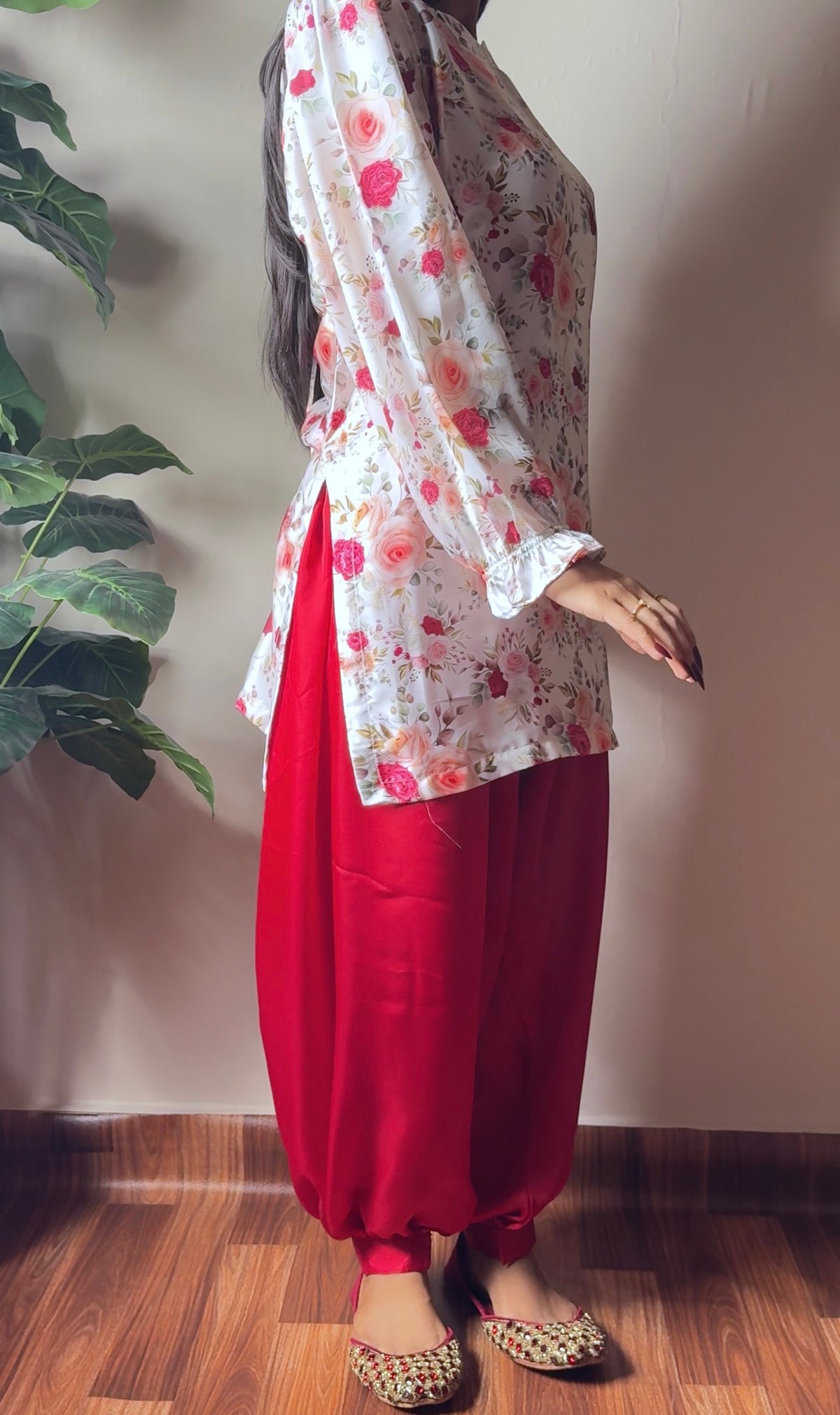 AYLA - Soft Silk Floral Suits