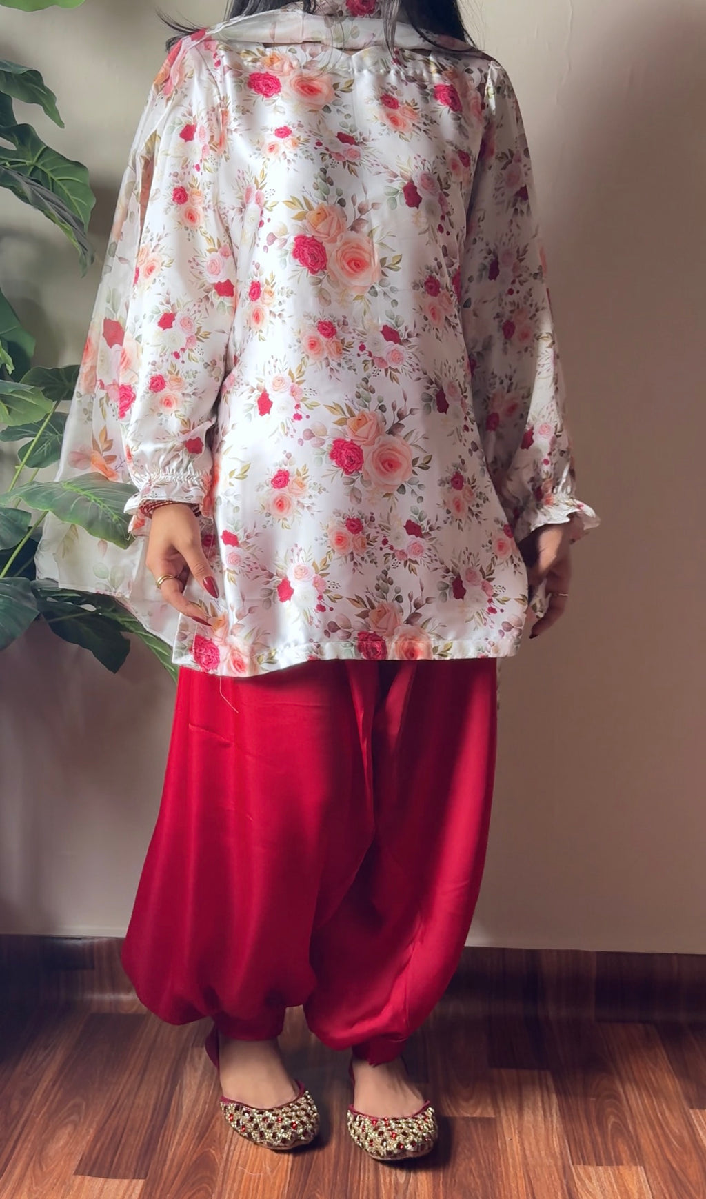 AYLA - Soft Silk Floral Suits