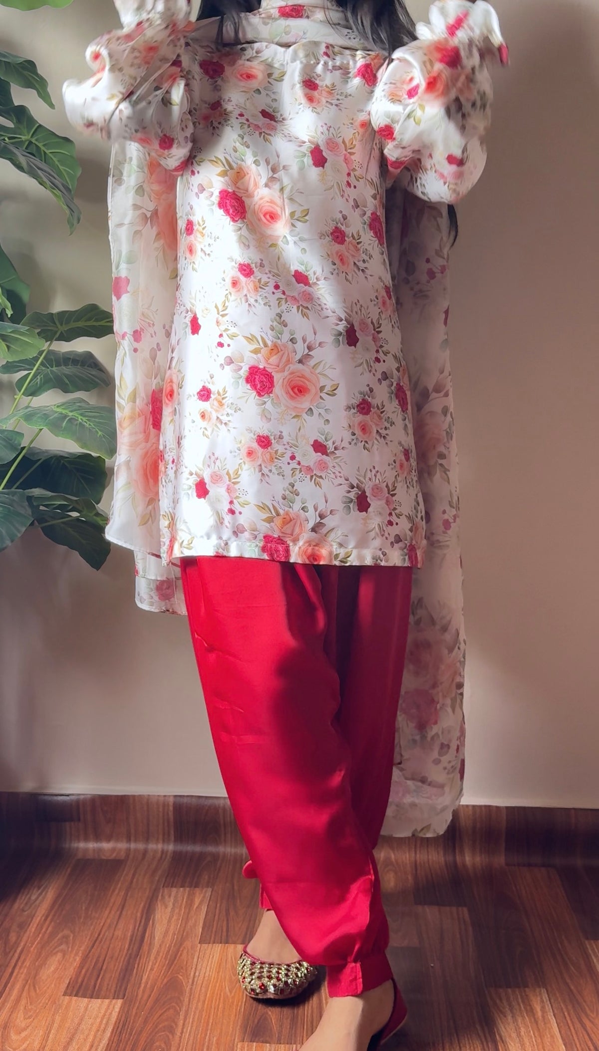 AYLA - Soft Silk Floral Suits