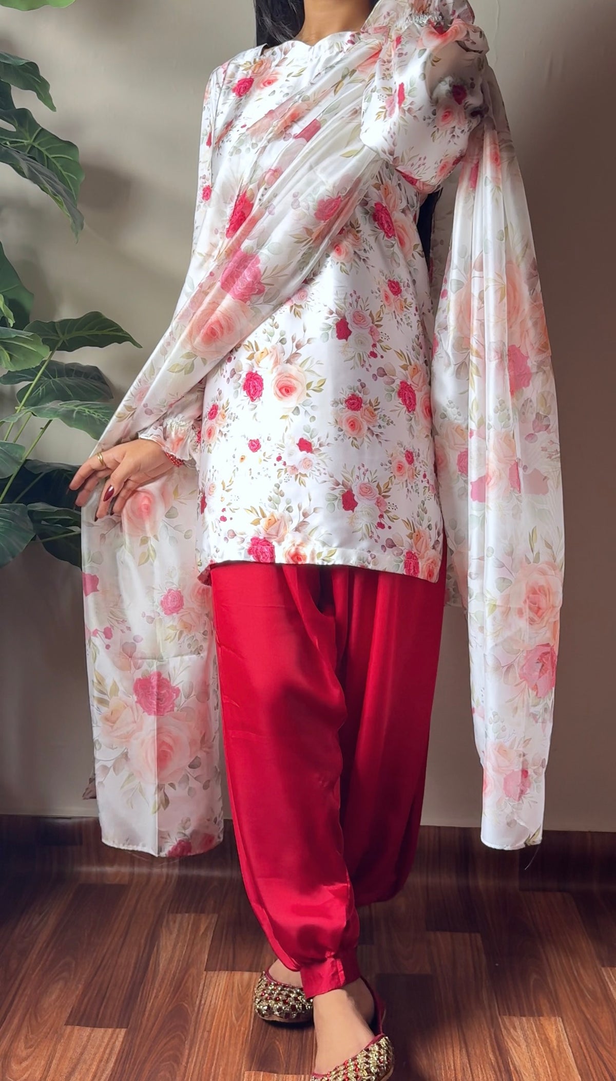 AYLA - Soft Silk Floral Suits