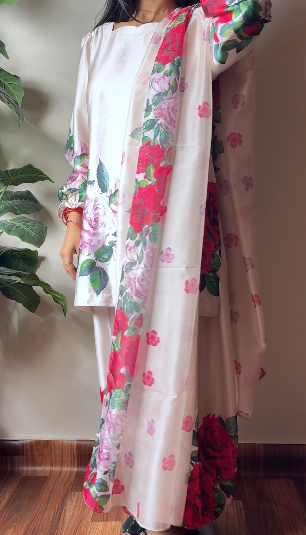 AYLA - Soft Silk Floral Suits