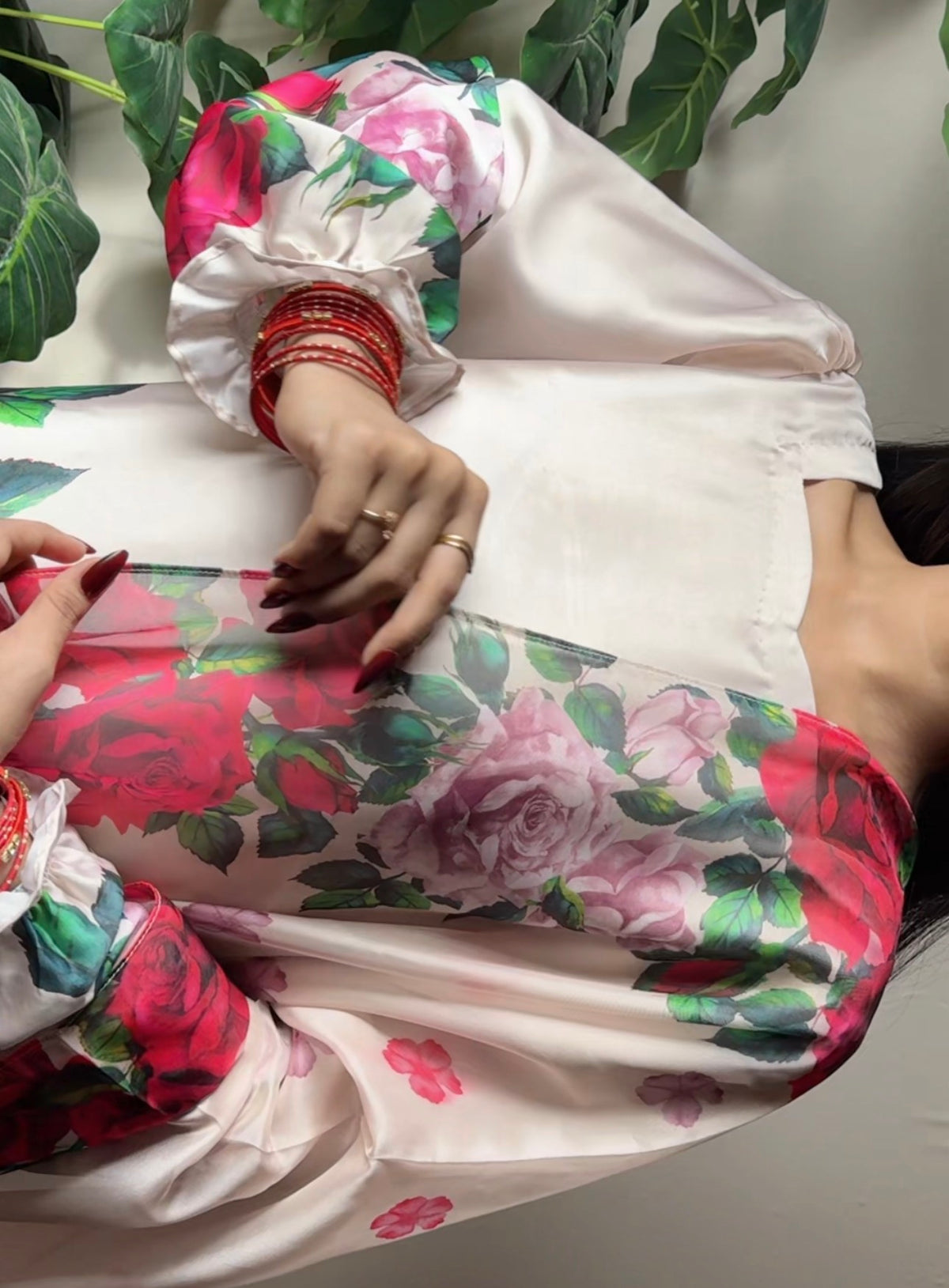 AYLA - Soft Silk Floral Suits