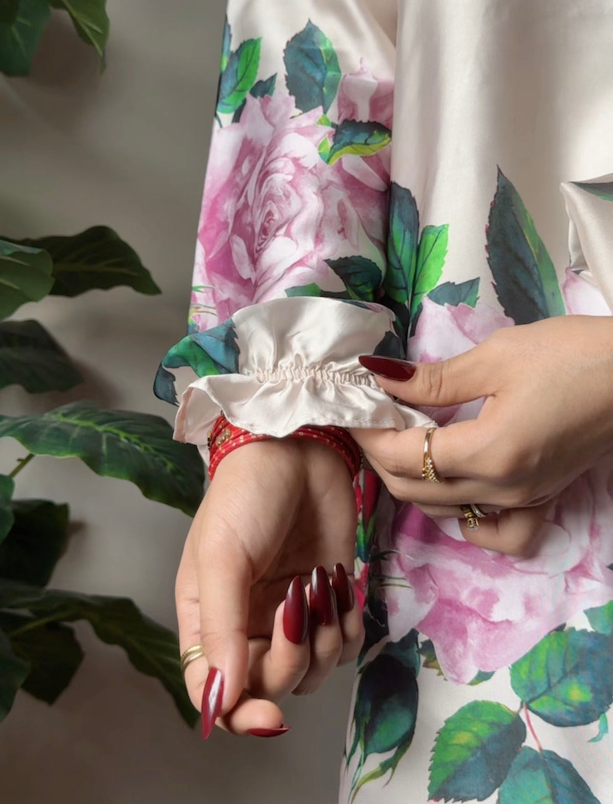 AYLA - Soft Silk Floral Suits