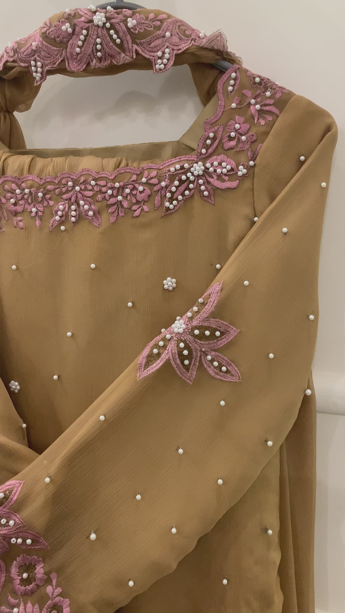 CHAI - Chiffon Hand Embroidered Sharara