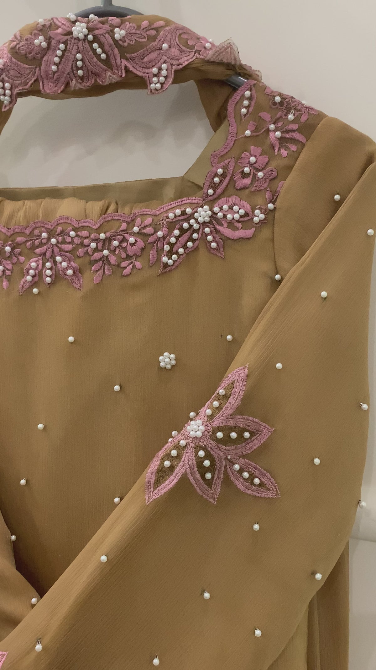 CHAI - Chiffon Hand Embroidered Sharara