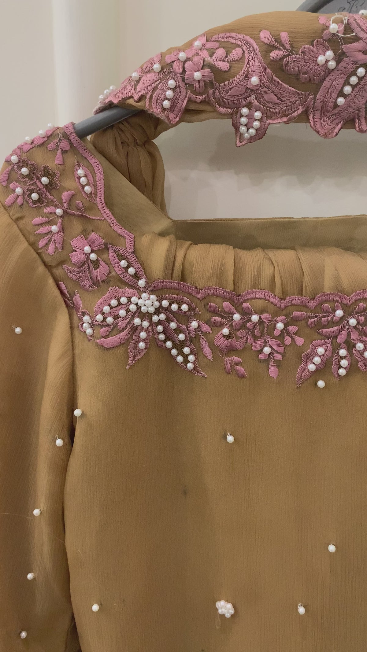 CHAI - Chiffon Hand Embroidered Sharara