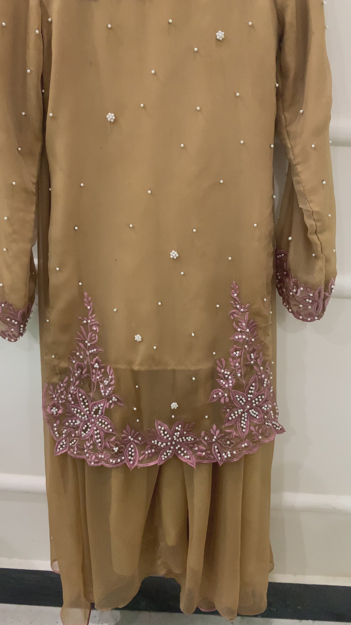 CHAI - Chiffon Hand Embroidered Sharara